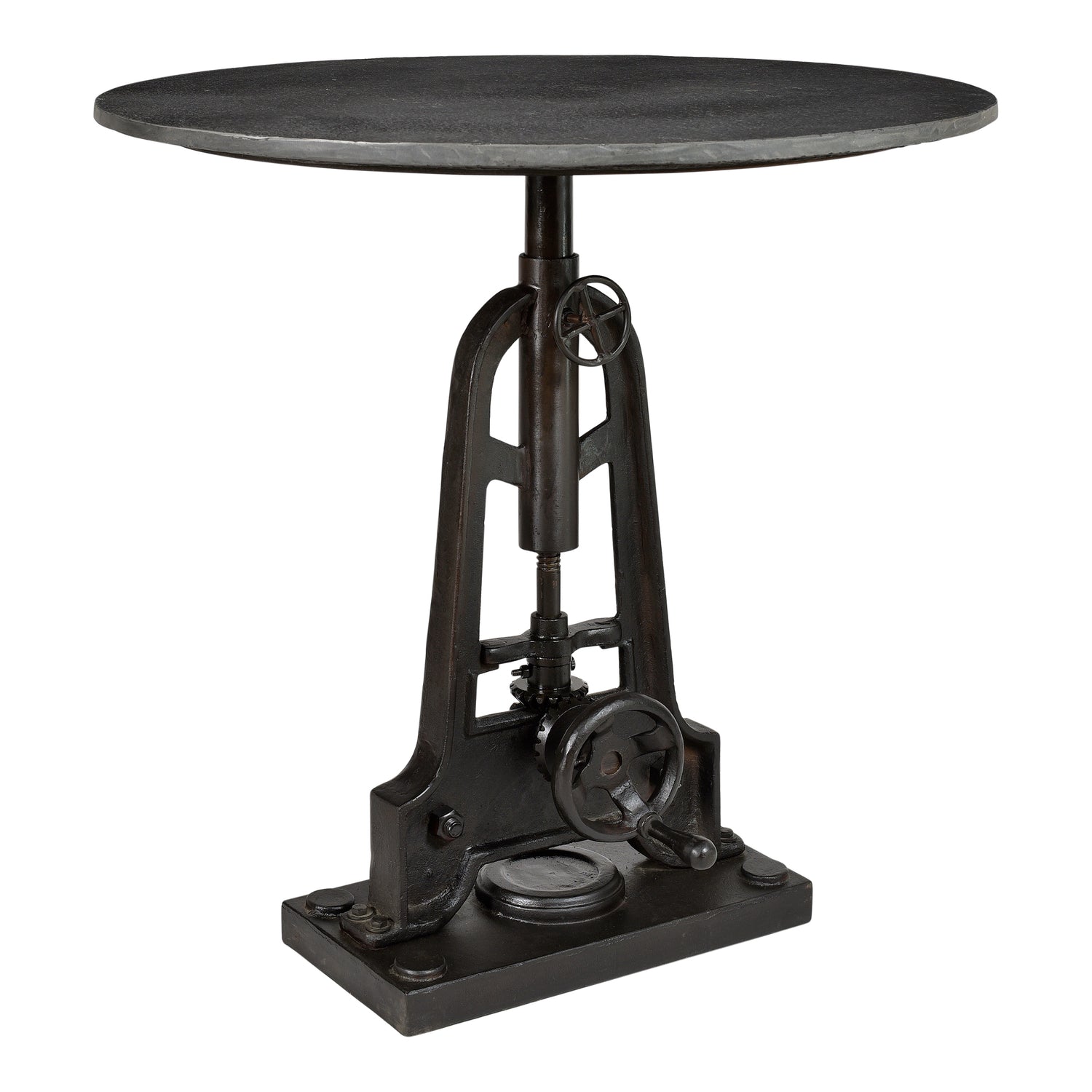 Tovar Dining Table Black Marble Dining Tables, Black / Metal Base