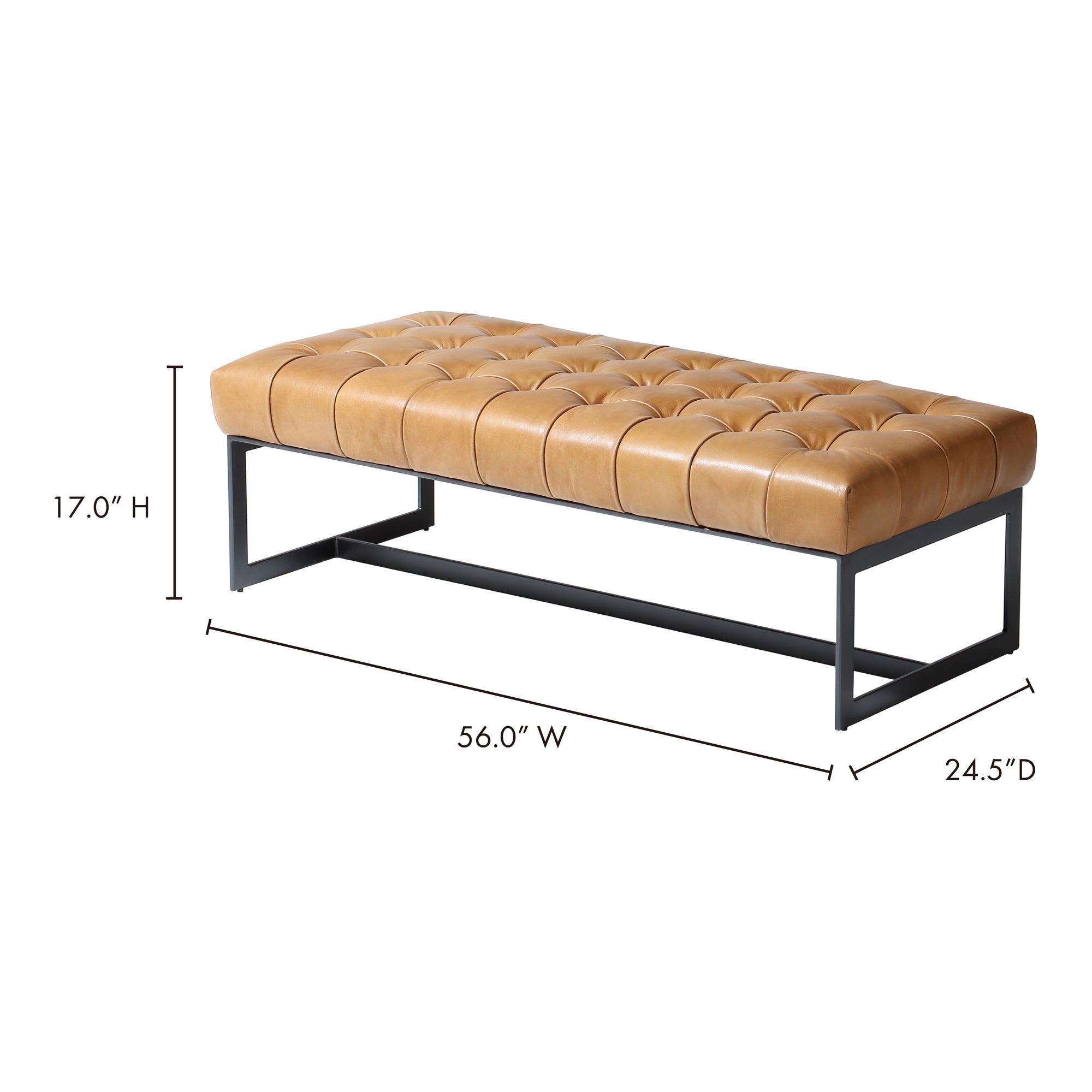 Luca Desk Natural Desks, Natural / Iron legs