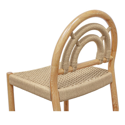 Avi Dining Chair Natural – Set Of Two Dining Chairs, Natural / Paper Rope