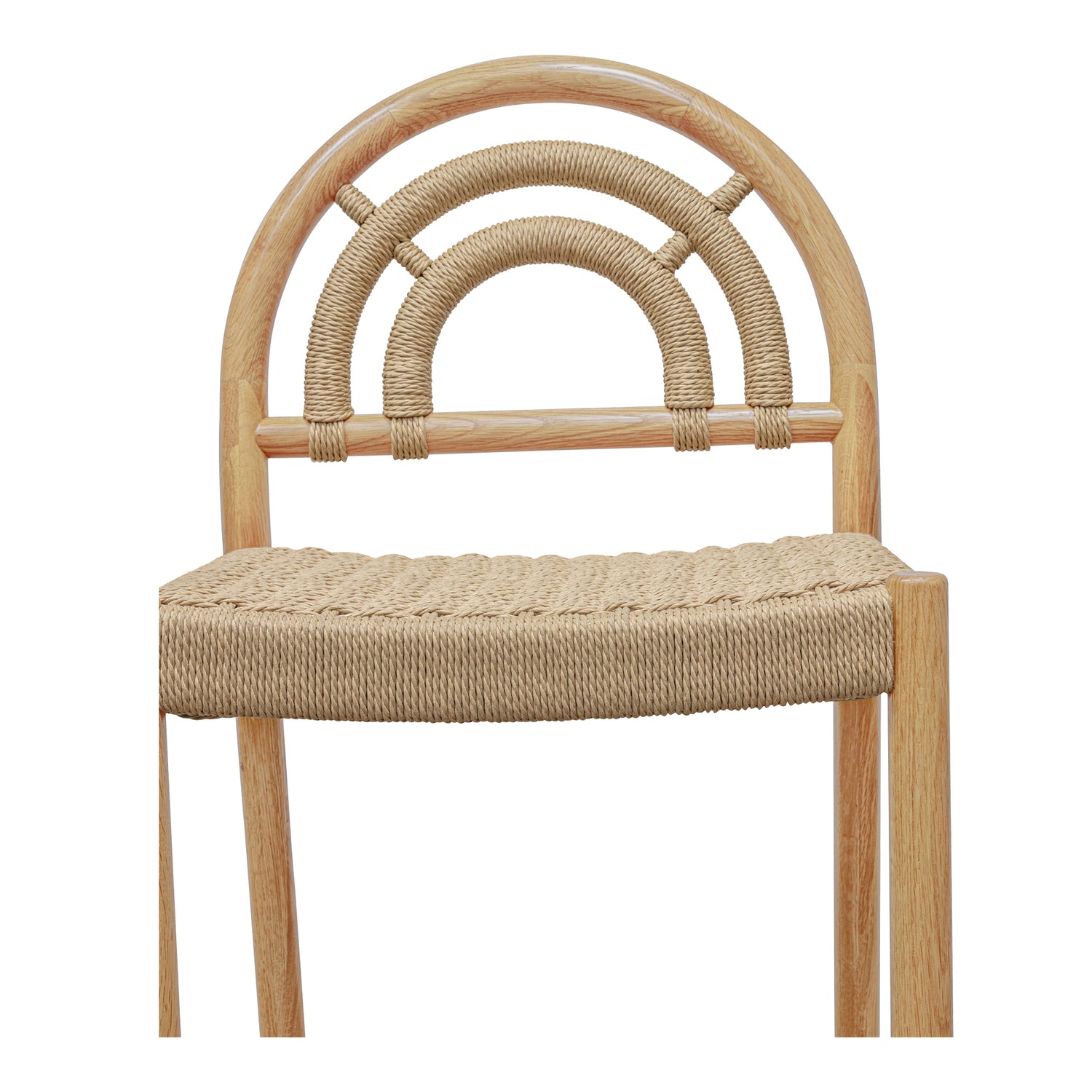 Avi Dining Chair Natural – Set Of Two Dining Chairs, Natural / Paper Rope