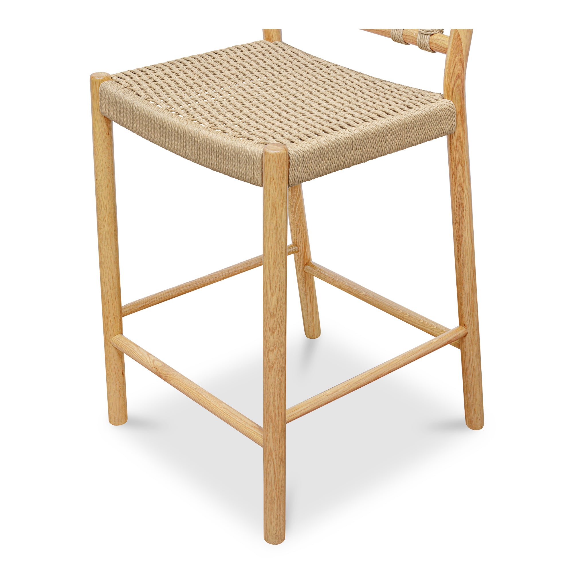 Avi Dining Chair Natural – Set Of Two Dining Chairs, Natural / Paper Rope