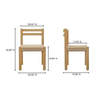 Rory Dining Chair Black Dining Chairs, Black / Ash Wood Frame