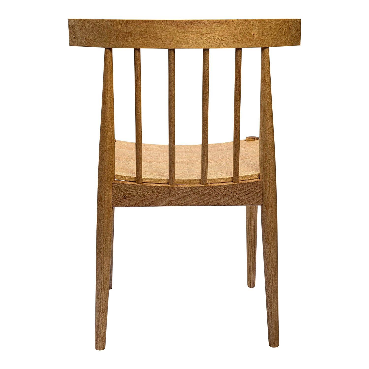 Lissy Dining Chair Dining Chairs, Brown / Solid Walnut Legs