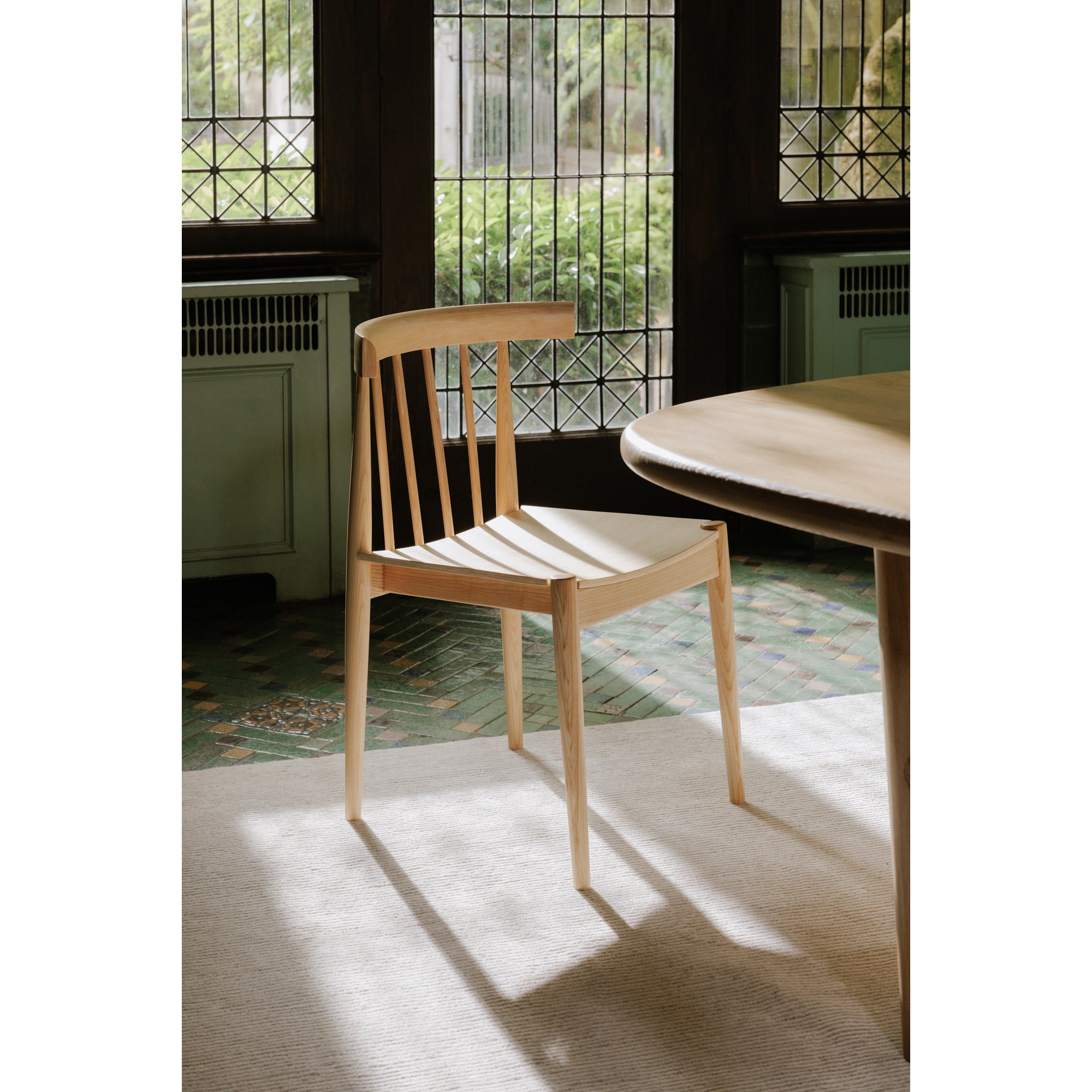 Lissy Dining Chair Dining Chairs, Brown / Solid Walnut Legs