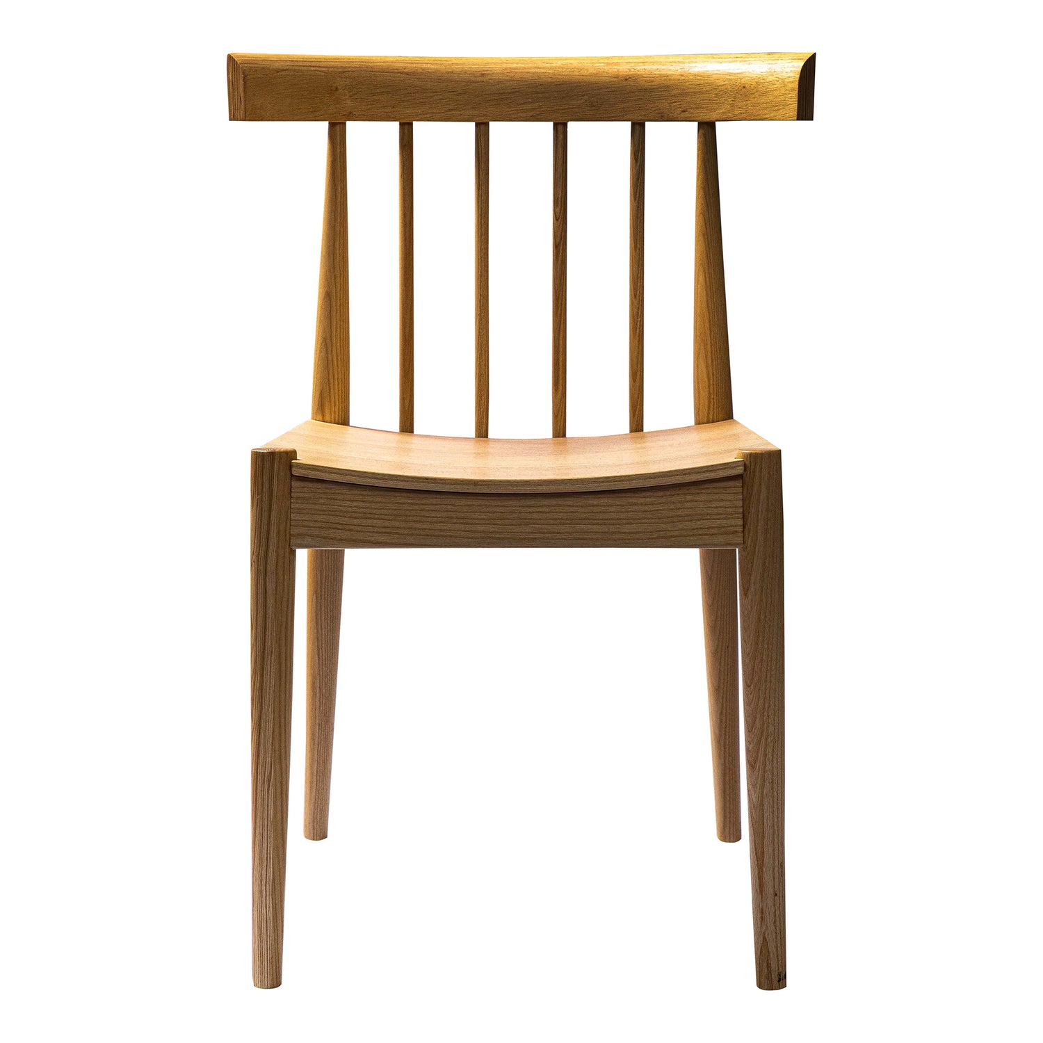 Lissy Dining Chair Dining Chairs, Brown / Solid Walnut Legs