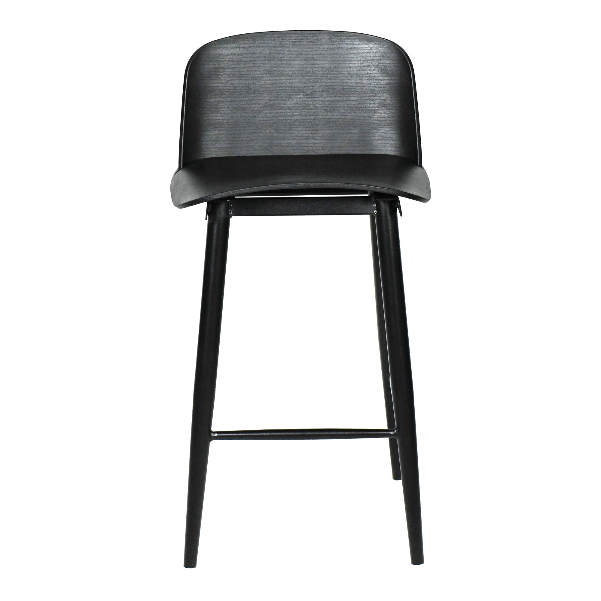 Plaza Outdoor Counter Stool Grey - Set Of Two Counter Stools, Grey / Steel Legs