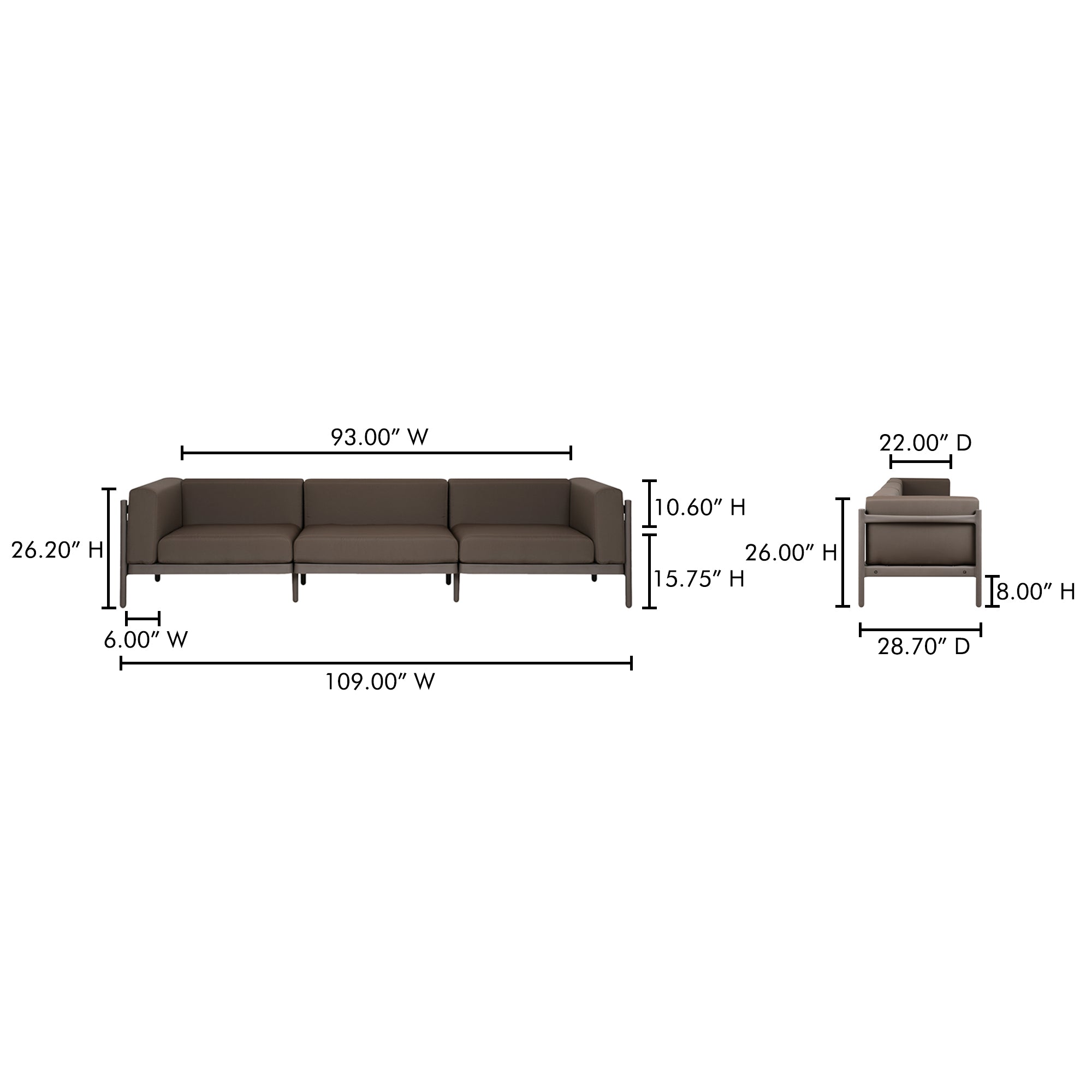 Sienna Bookshelf Natural Bookshelves, Natural / Iron Frame