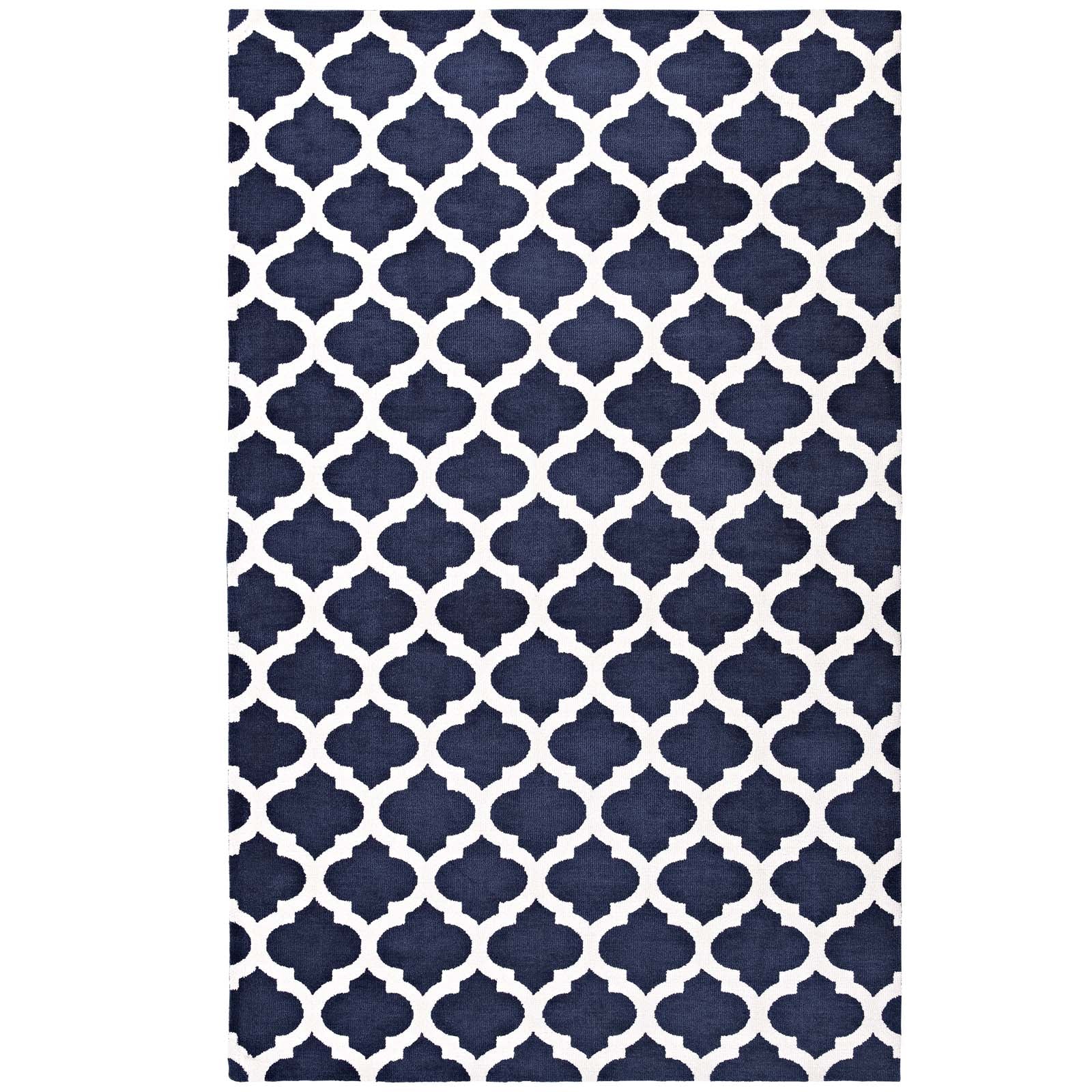 Lida Moroccan Trellis Area Rug by Modway