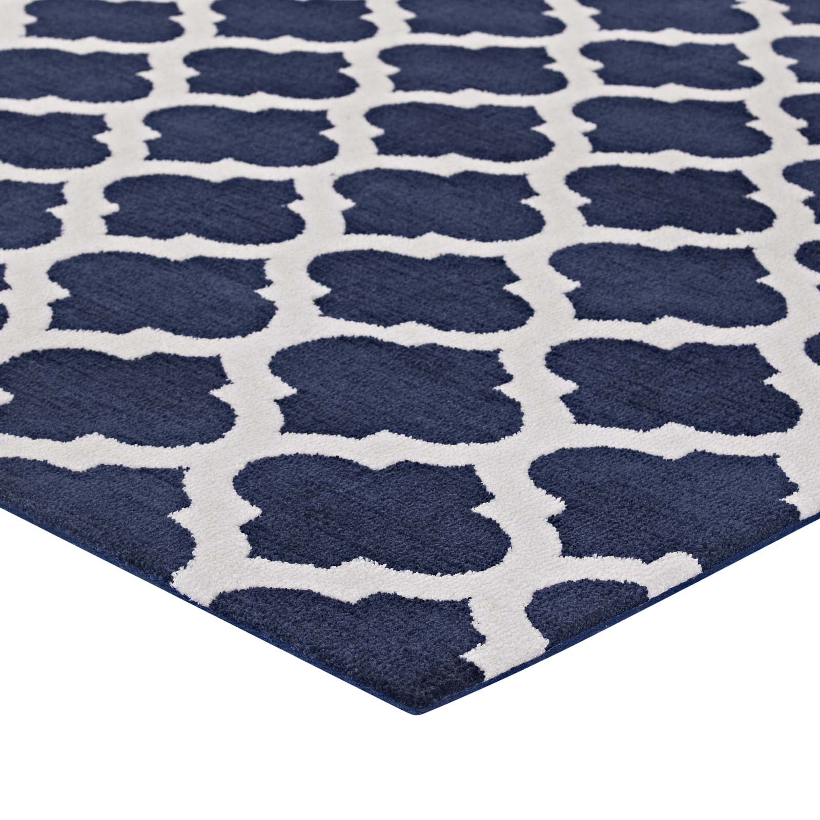 Lida Moroccan Trellis Area Rug by Modway