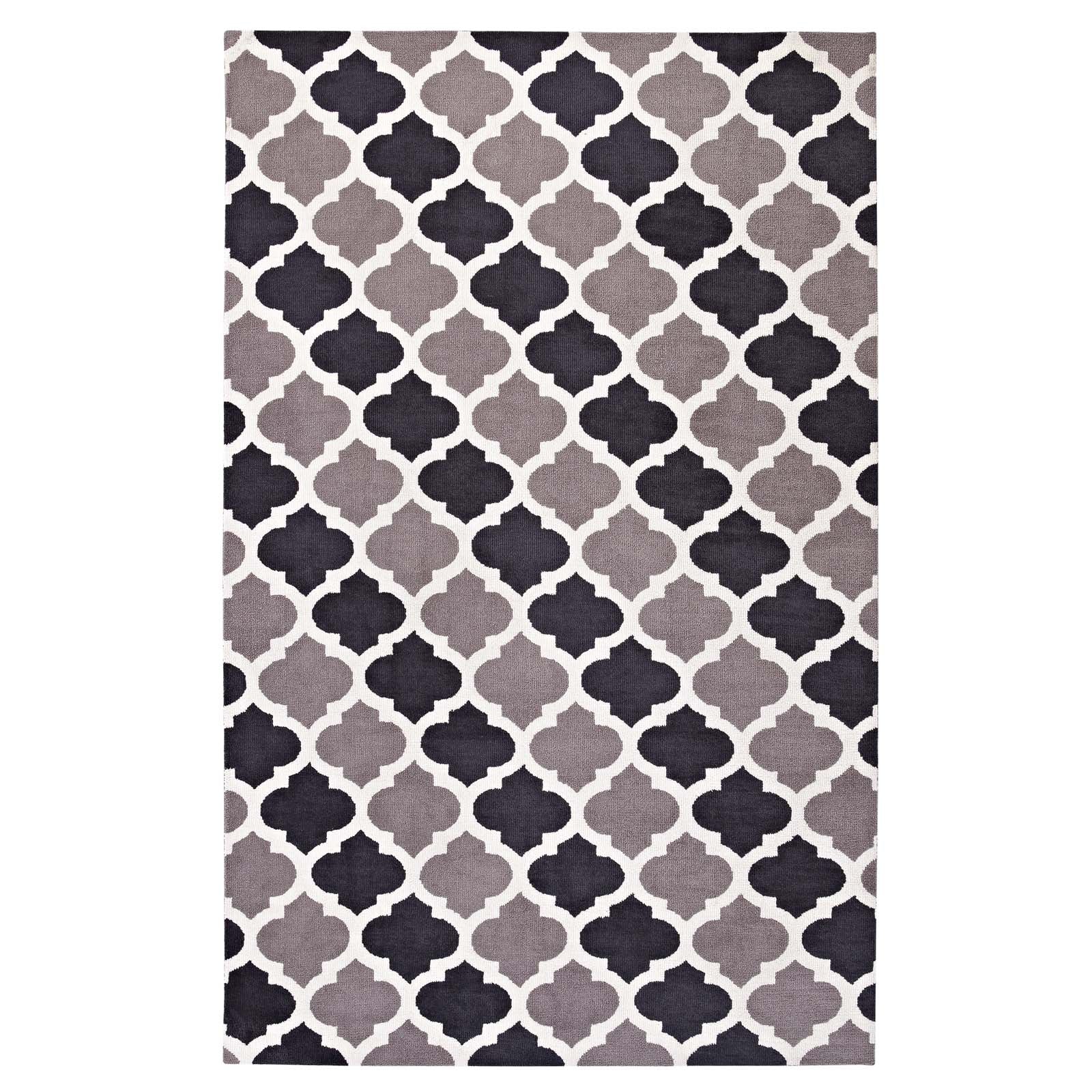 Lida Moroccan Trellis Area Rug by Modway