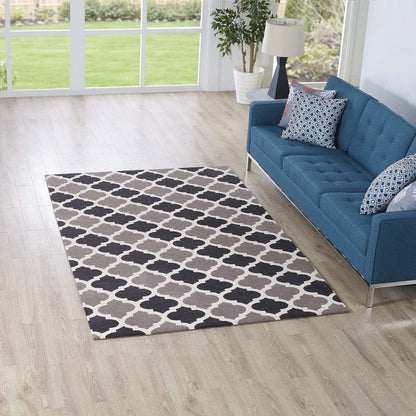 Lida Moroccan Trellis Area Rug by Modway