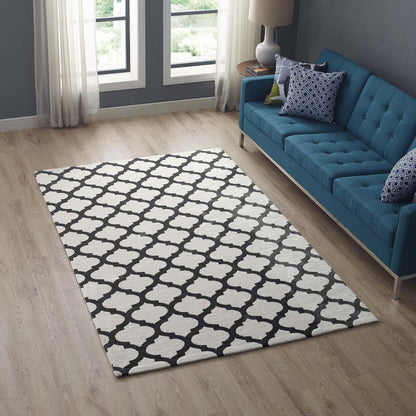 Lida Moroccan Trellis Area Rug by Modway