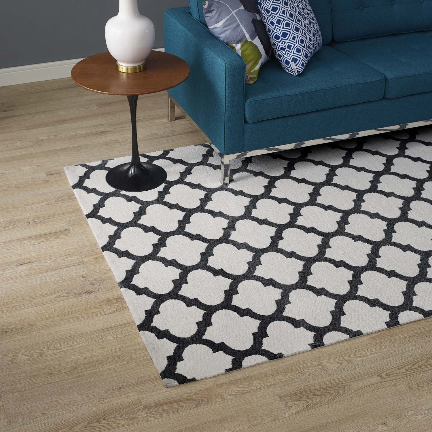 Lida Moroccan Trellis Area Rug by Modway