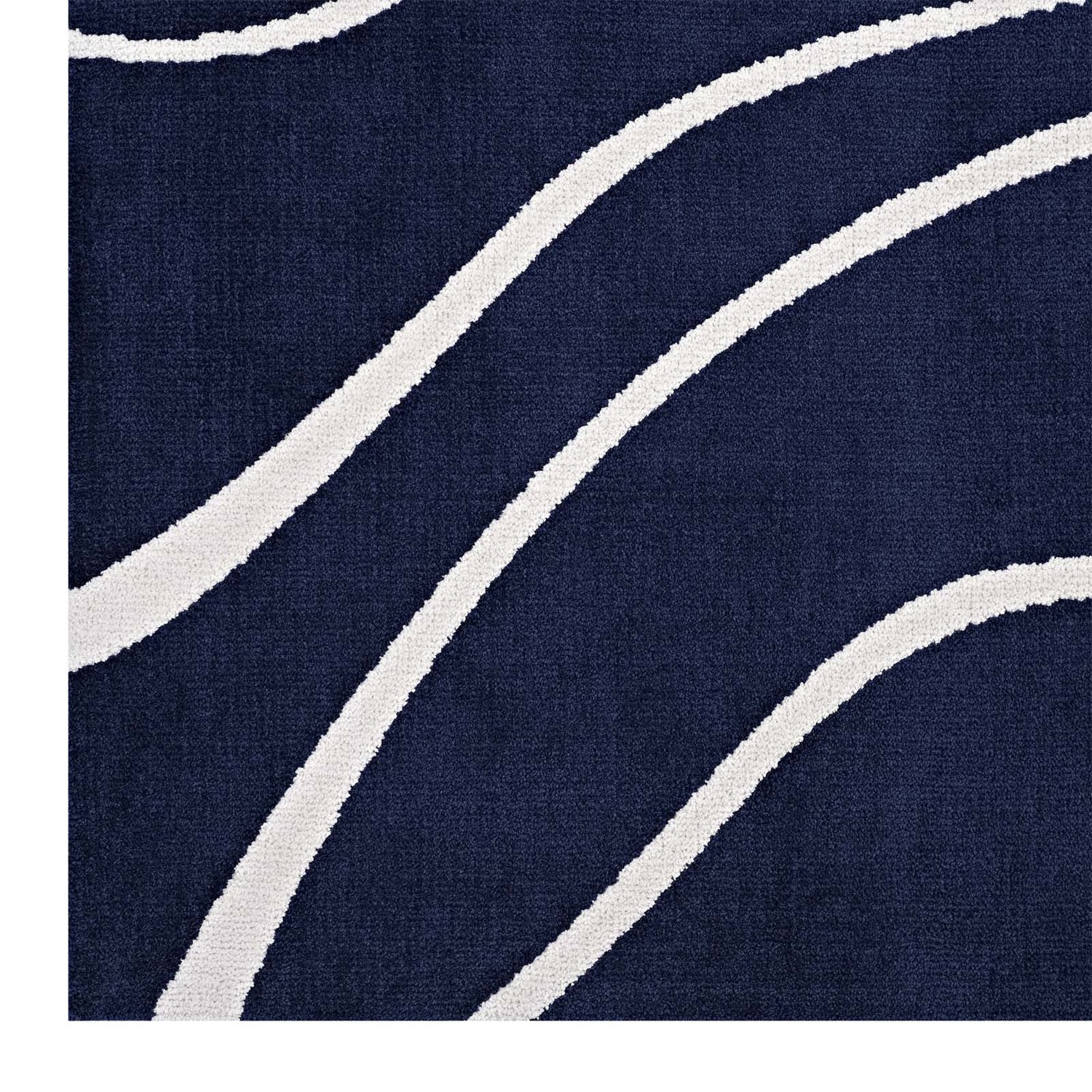 Therese Abstract Swirl Area Rug by Modway