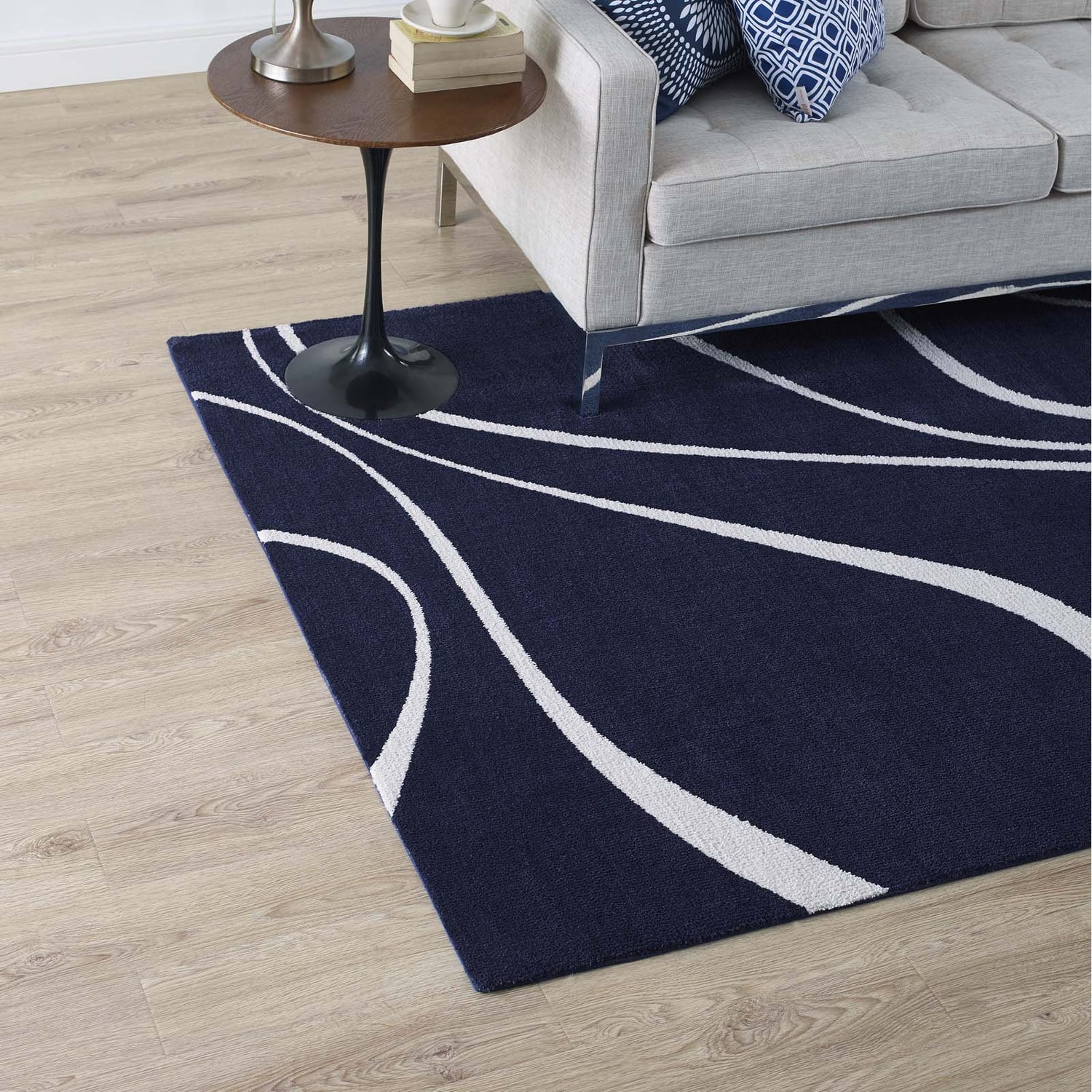 Therese Abstract Swirl Area Rug by Modway