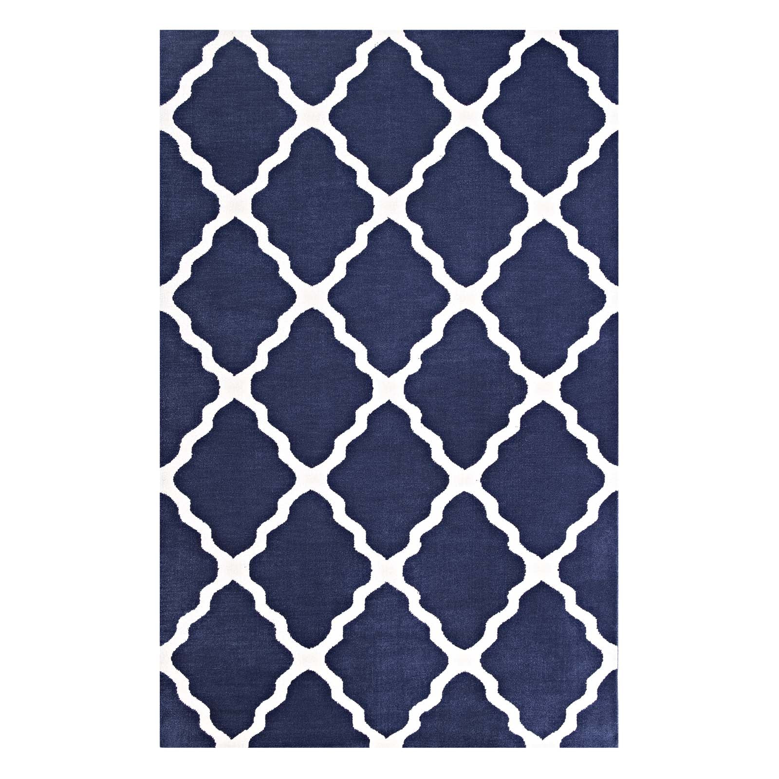 Marja Moroccan Trellis Area Rug by Modway