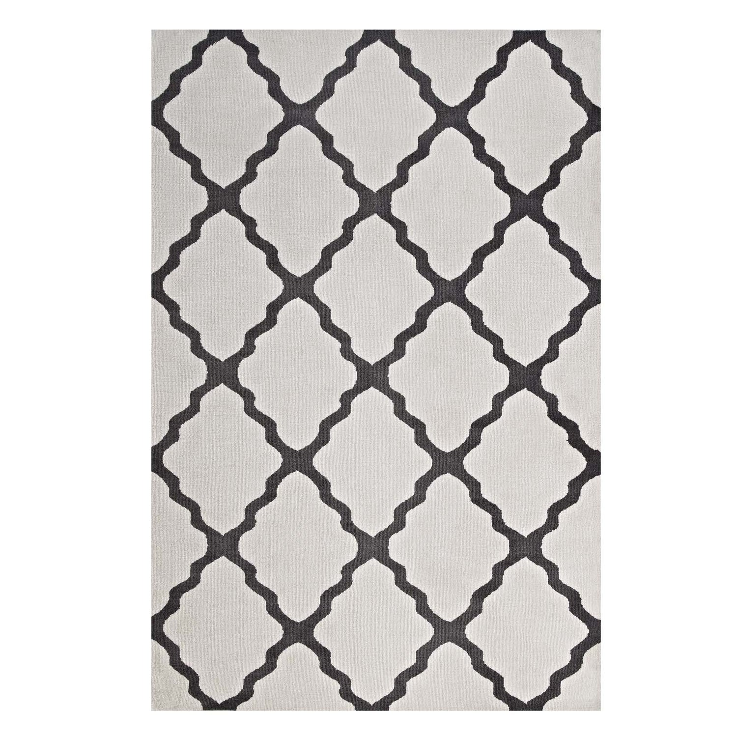 Marja Moroccan Trellis Area Rug by Modway