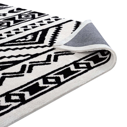 Haku Geometric Moroccan Tribal Area Rug by Modway