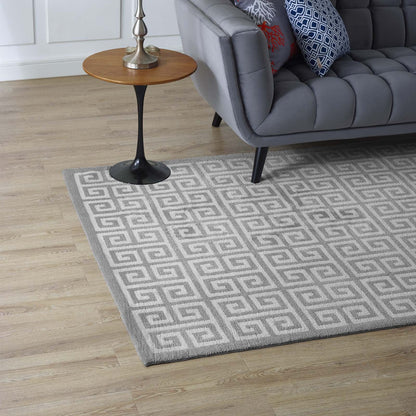 Freydis Greek Key Area Rug by Modway