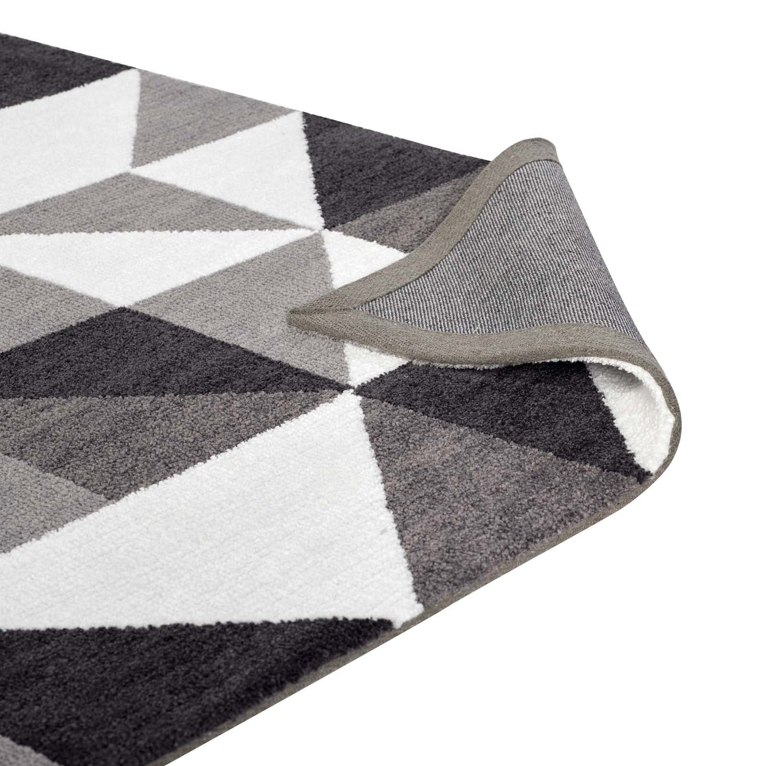 Kahula Geometric Triangle Mosaic Area Rug by Modway