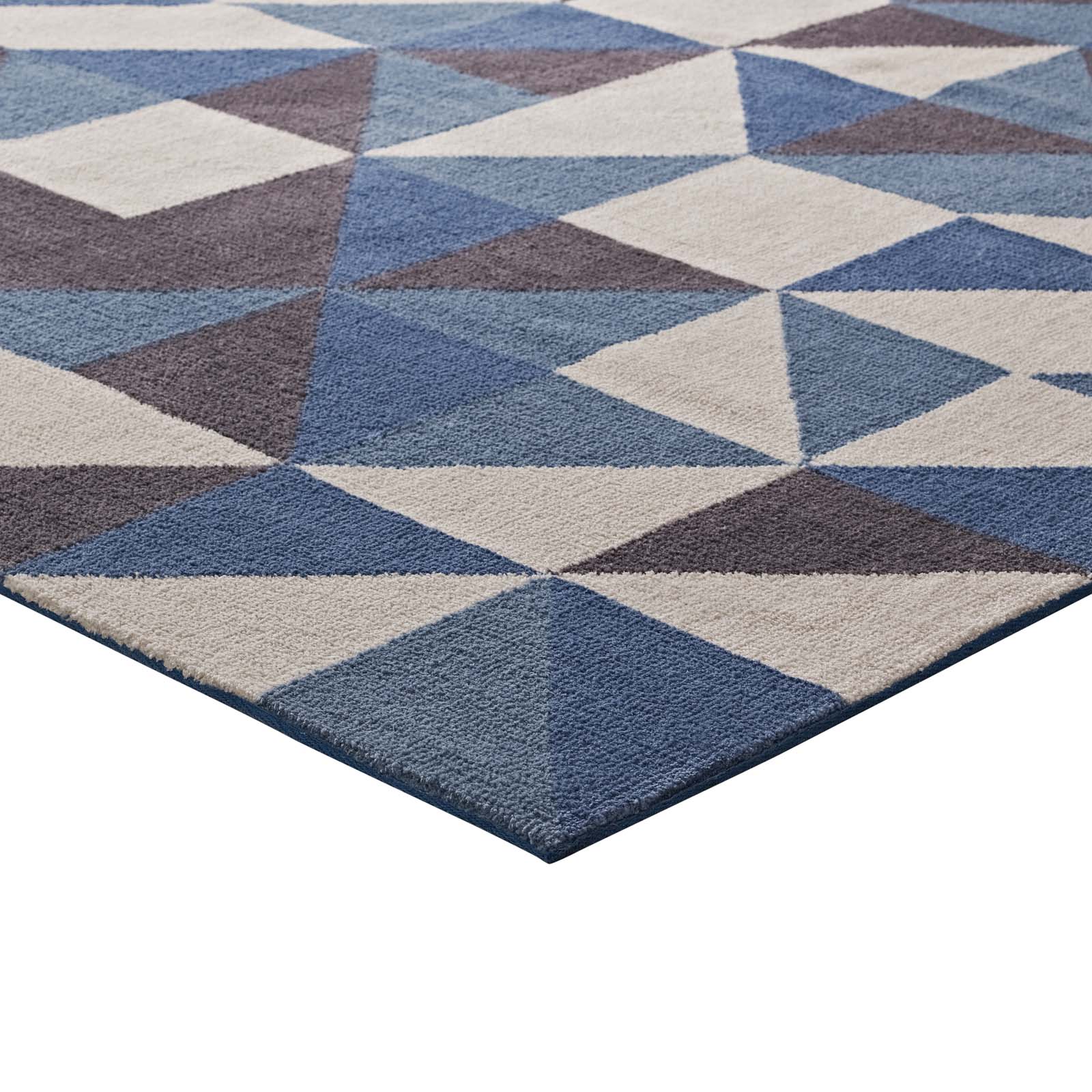 Kahula Geometric Triangle Mosaic Area Rug by Modway