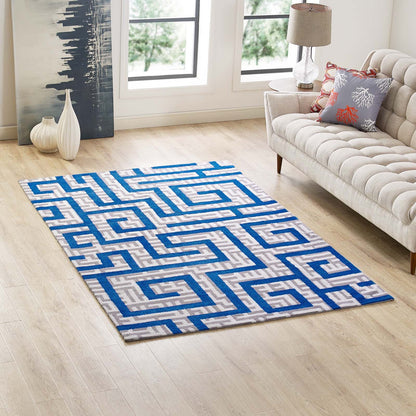 Nahia Geometric Maze Area Rug by Modway