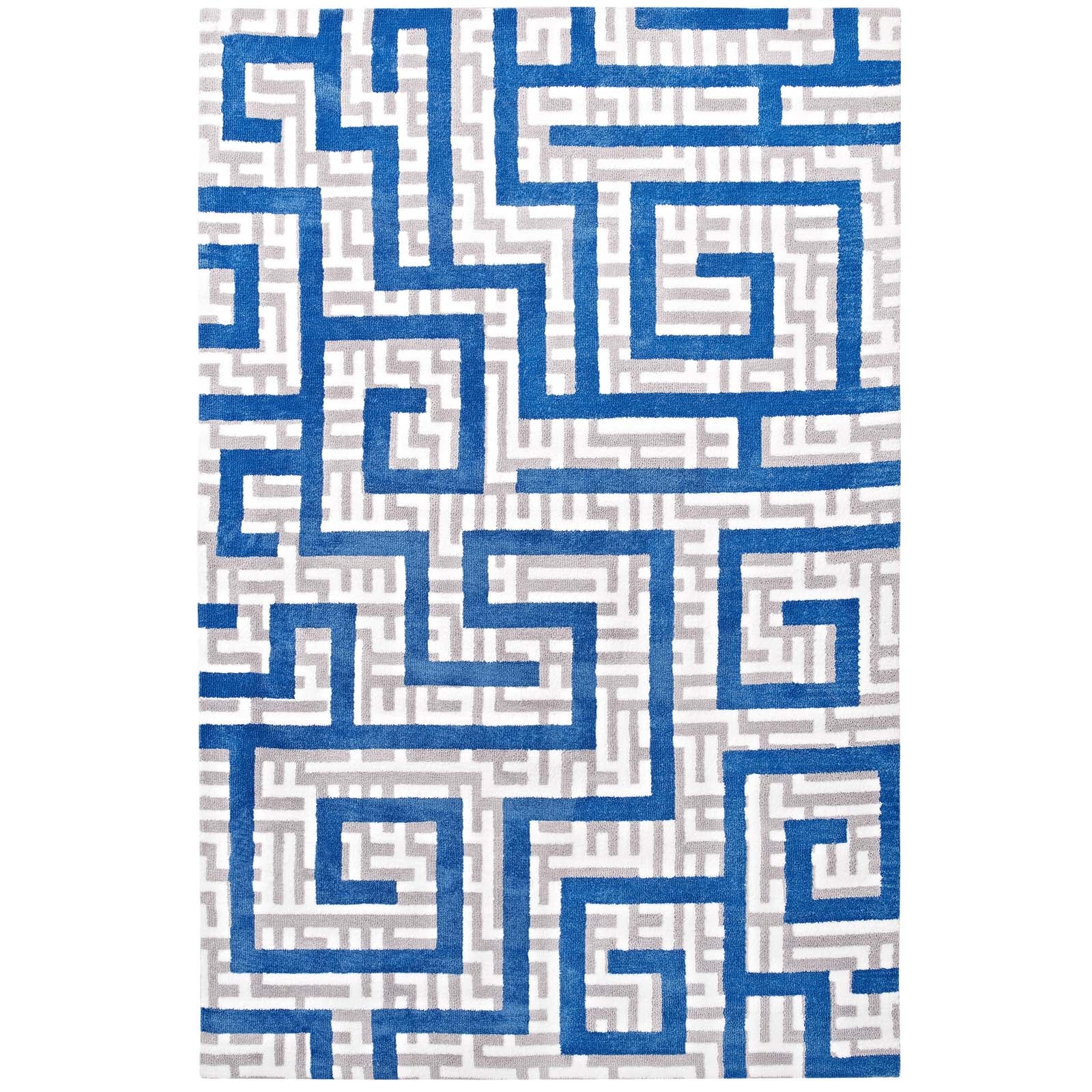 Nahia Geometric Maze Area Rug by Modway