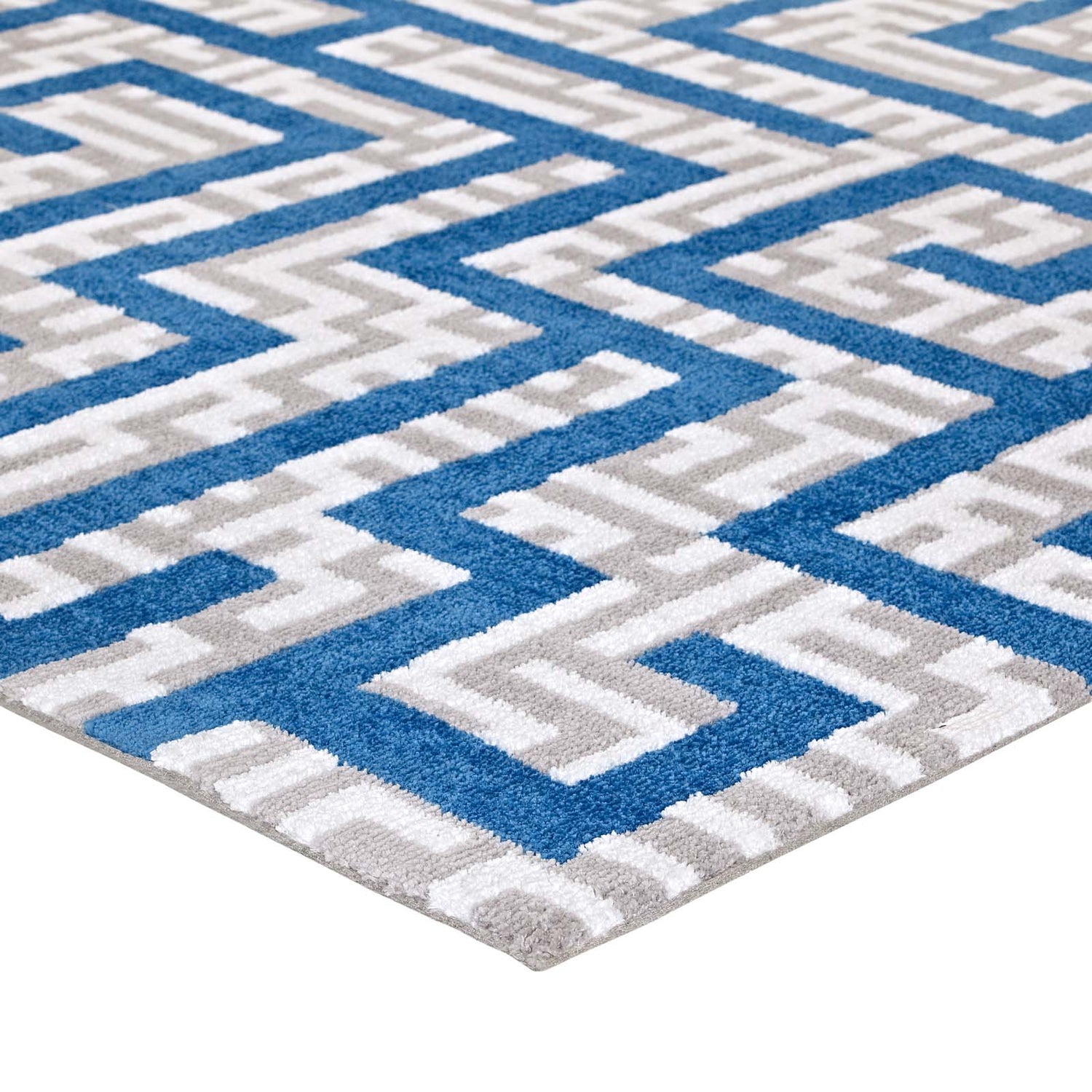 Nahia Geometric Maze Area Rug by Modway