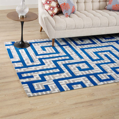 Nahia Geometric Maze Area Rug by Modway