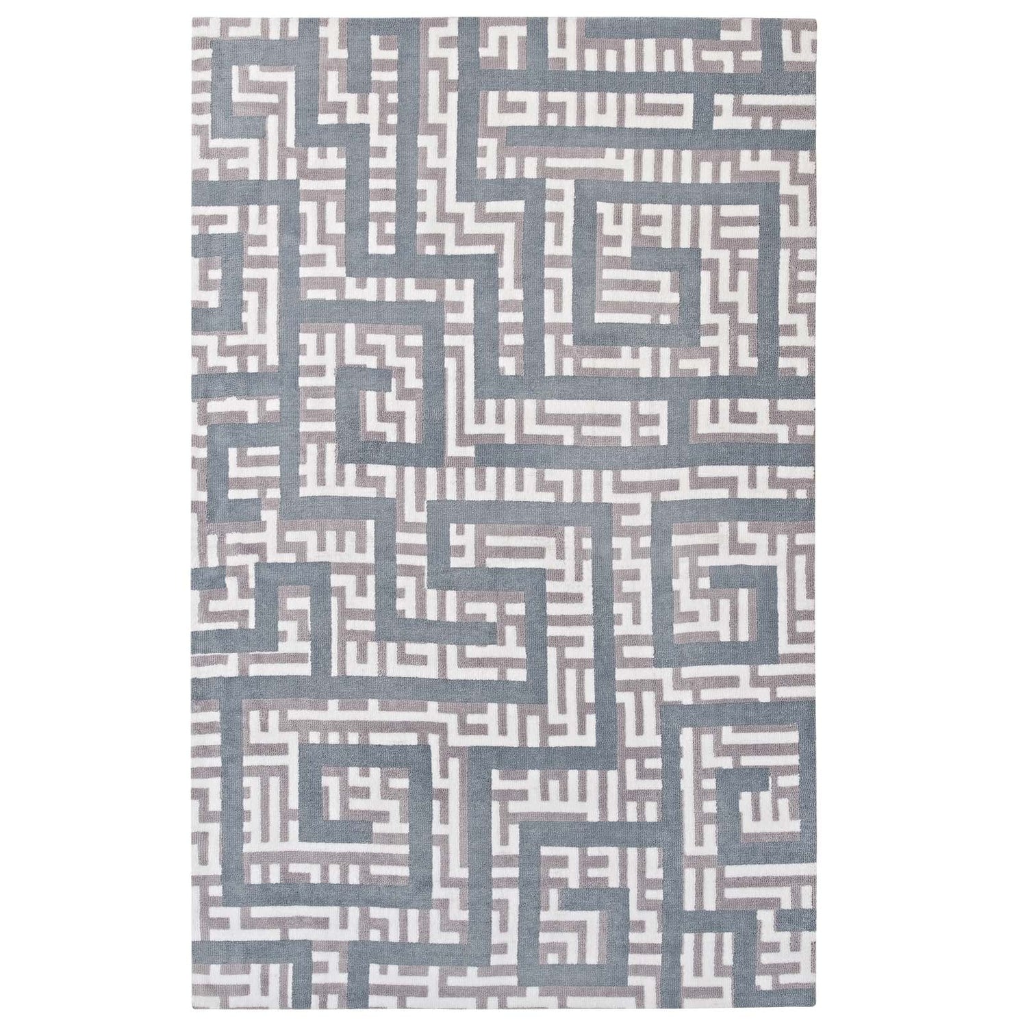 Nahia Geometric Maze Area Rug by Modway