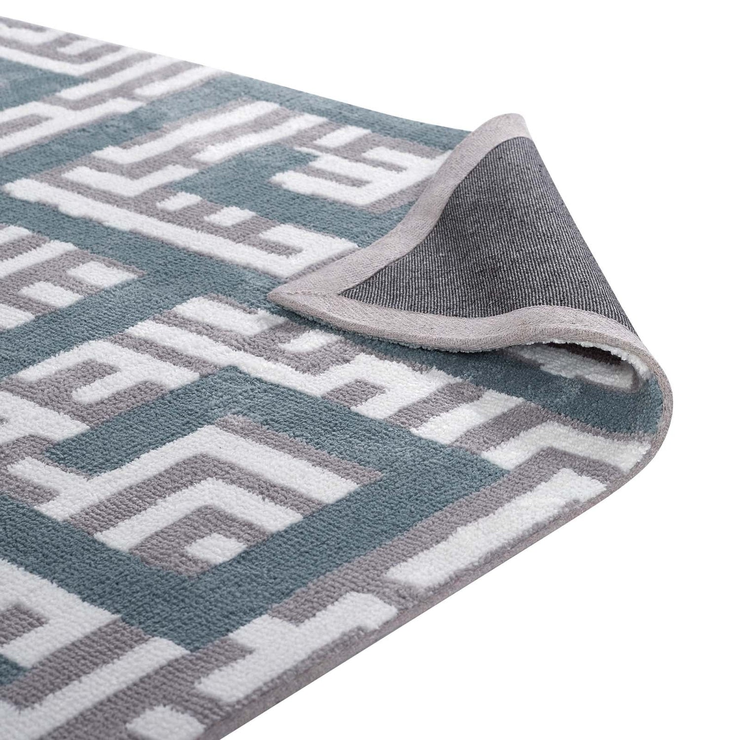 Nahia Geometric Maze Area Rug by Modway