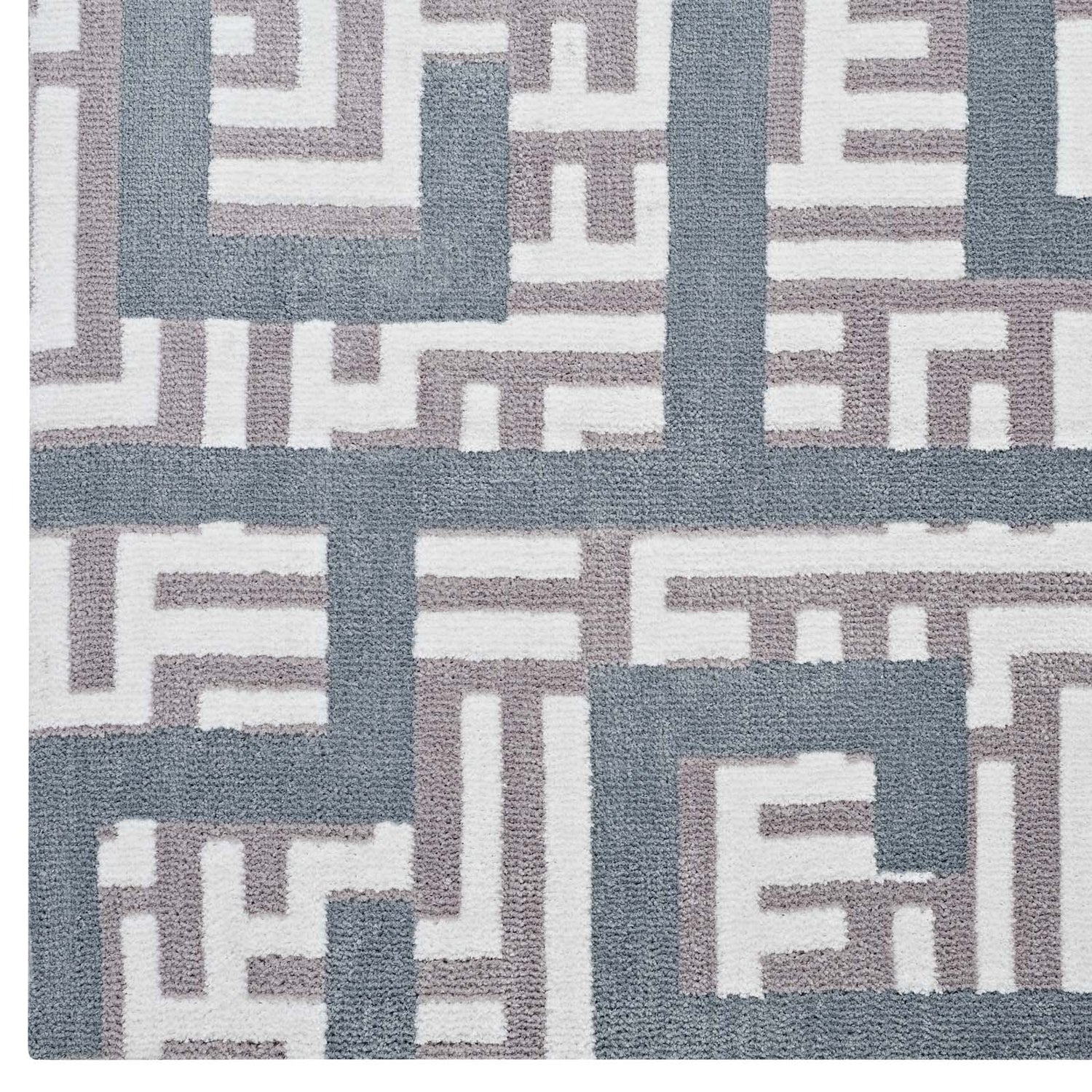 Nahia Geometric Maze Area Rug by Modway