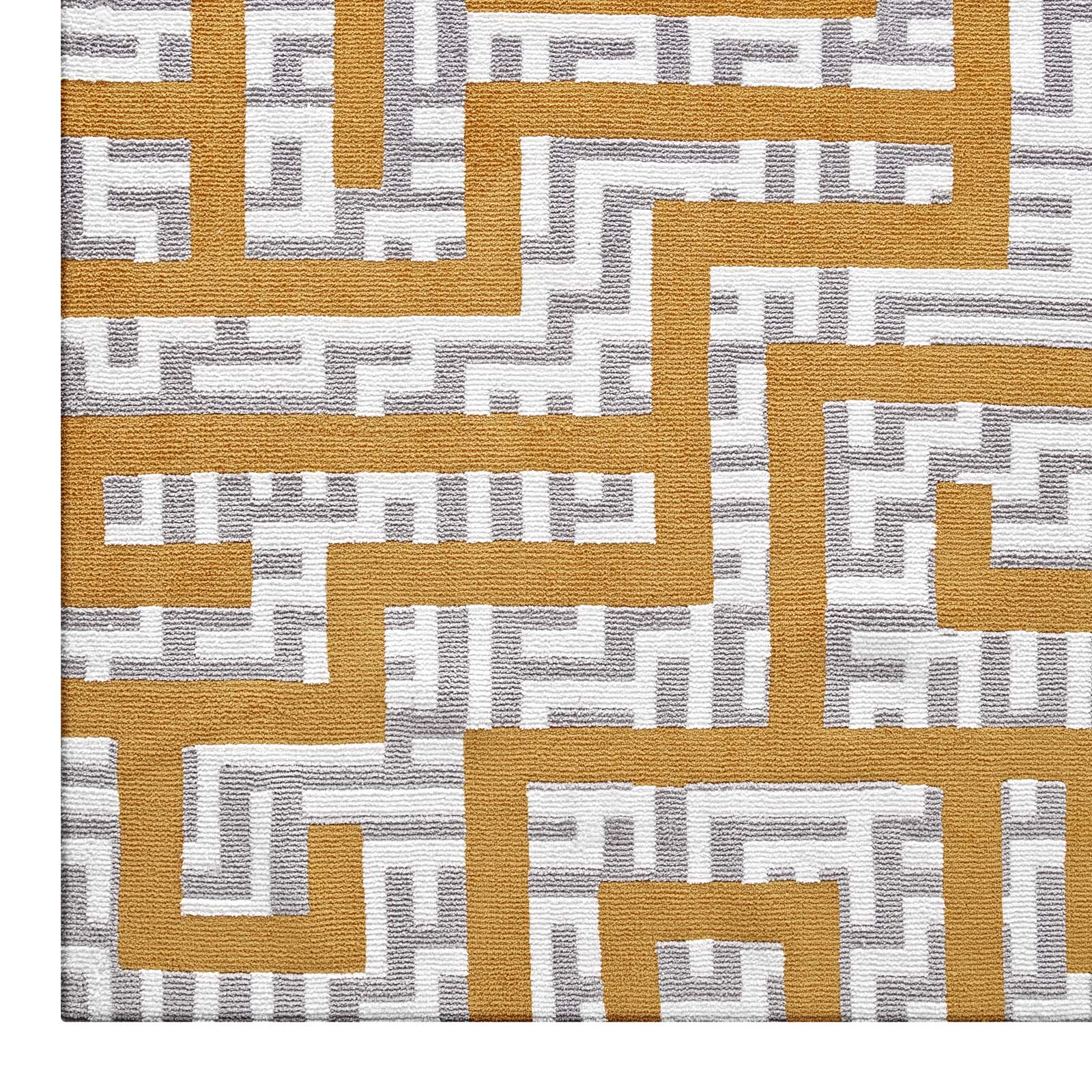 Nahia Geometric Maze Area Rug by Modway