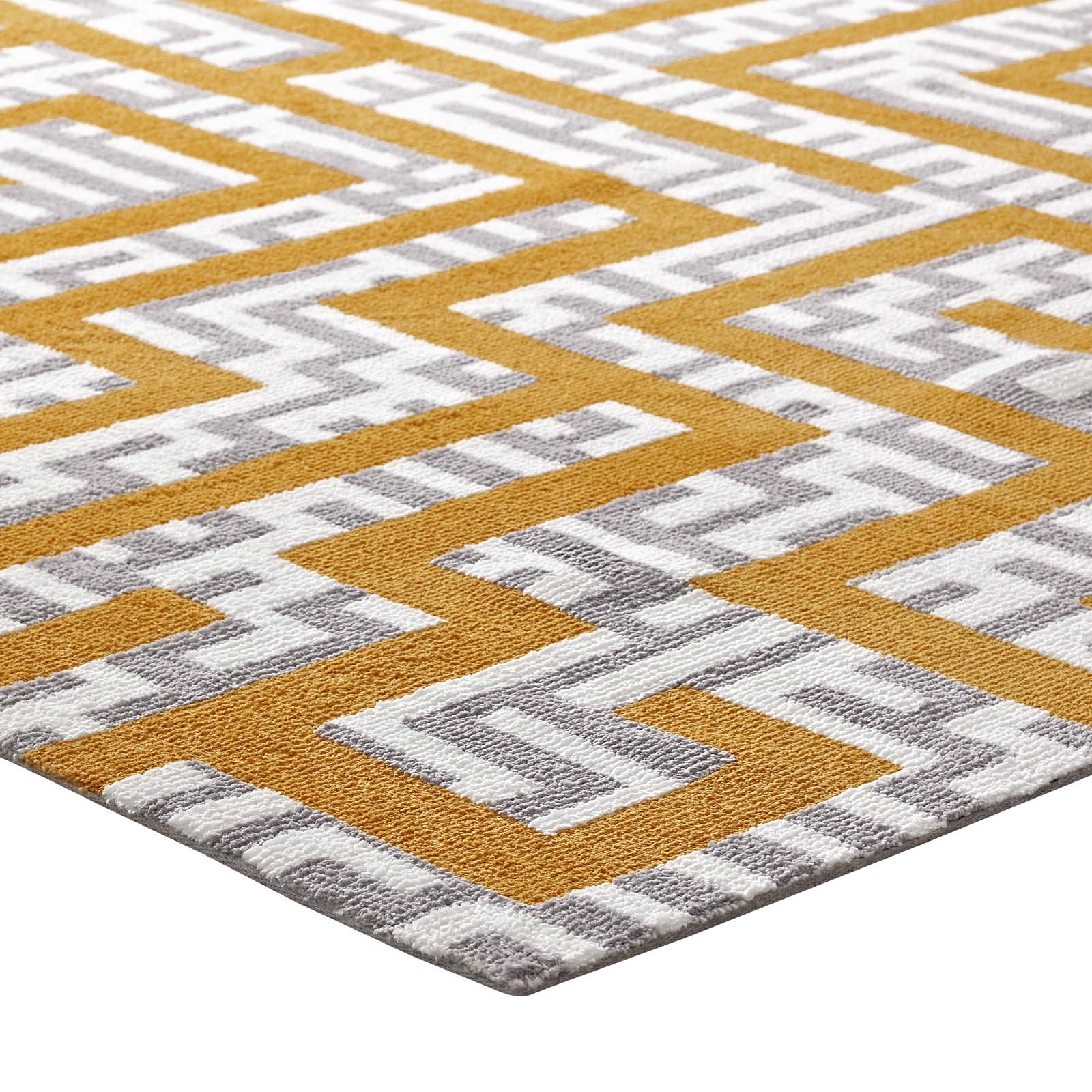 Nahia Geometric Maze Area Rug by Modway