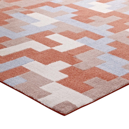 Andela Interlocking Block Mosaic Area Rug by Modway