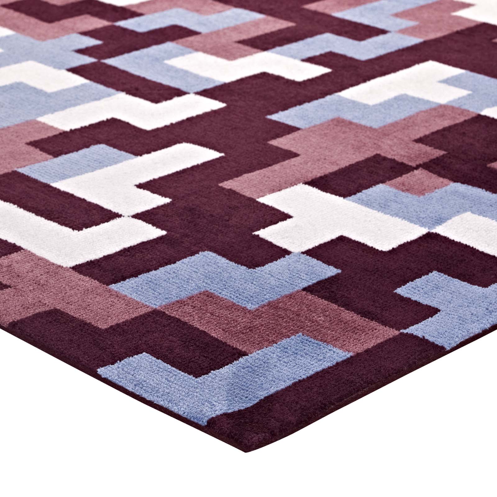 Andela Interlocking Block Mosaic Area Rug by Modway