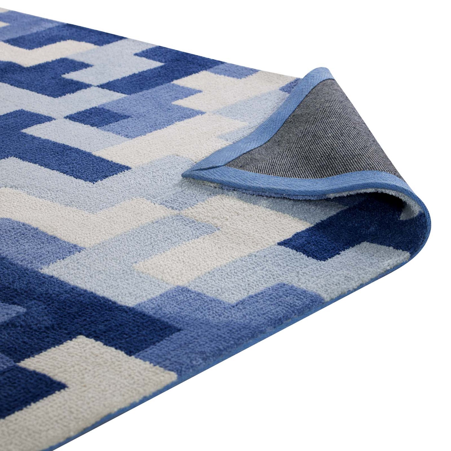 Andela Interlocking Block Mosaic Area Rug by Modway