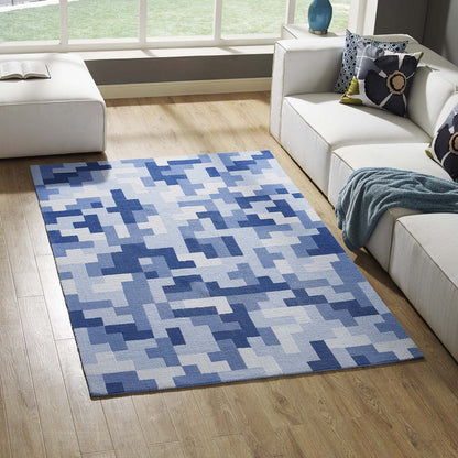 Andela Interlocking Block Mosaic Area Rug by Modway