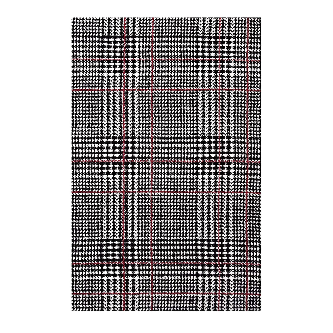 Kaja Abstract Plaid Area Rug by Modway