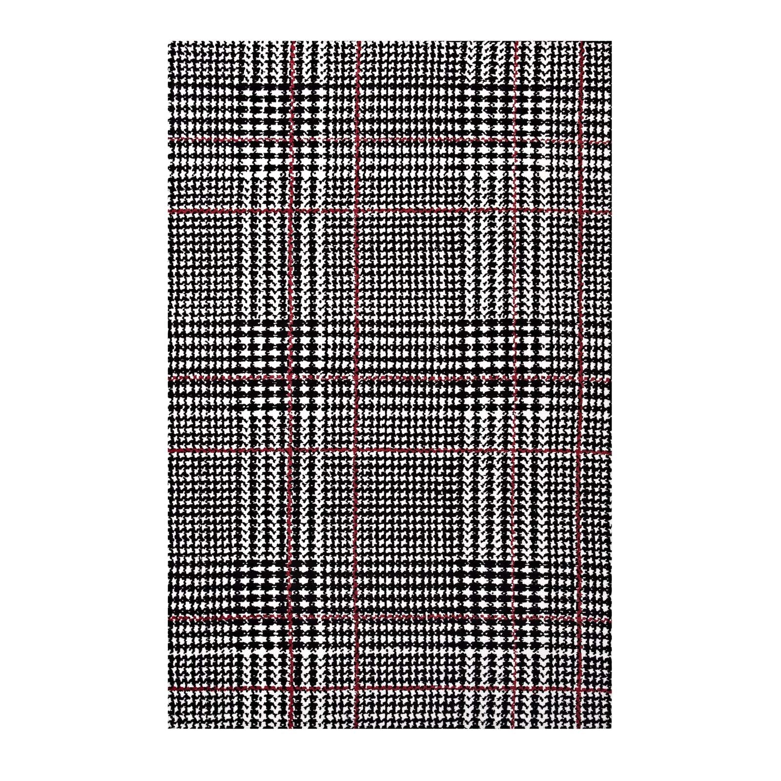 Kaja Abstract Plaid Area Rug by Modway