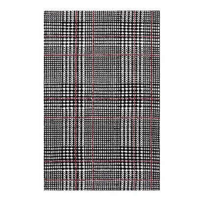 Kaja Abstract Plaid Area Rug by Modway