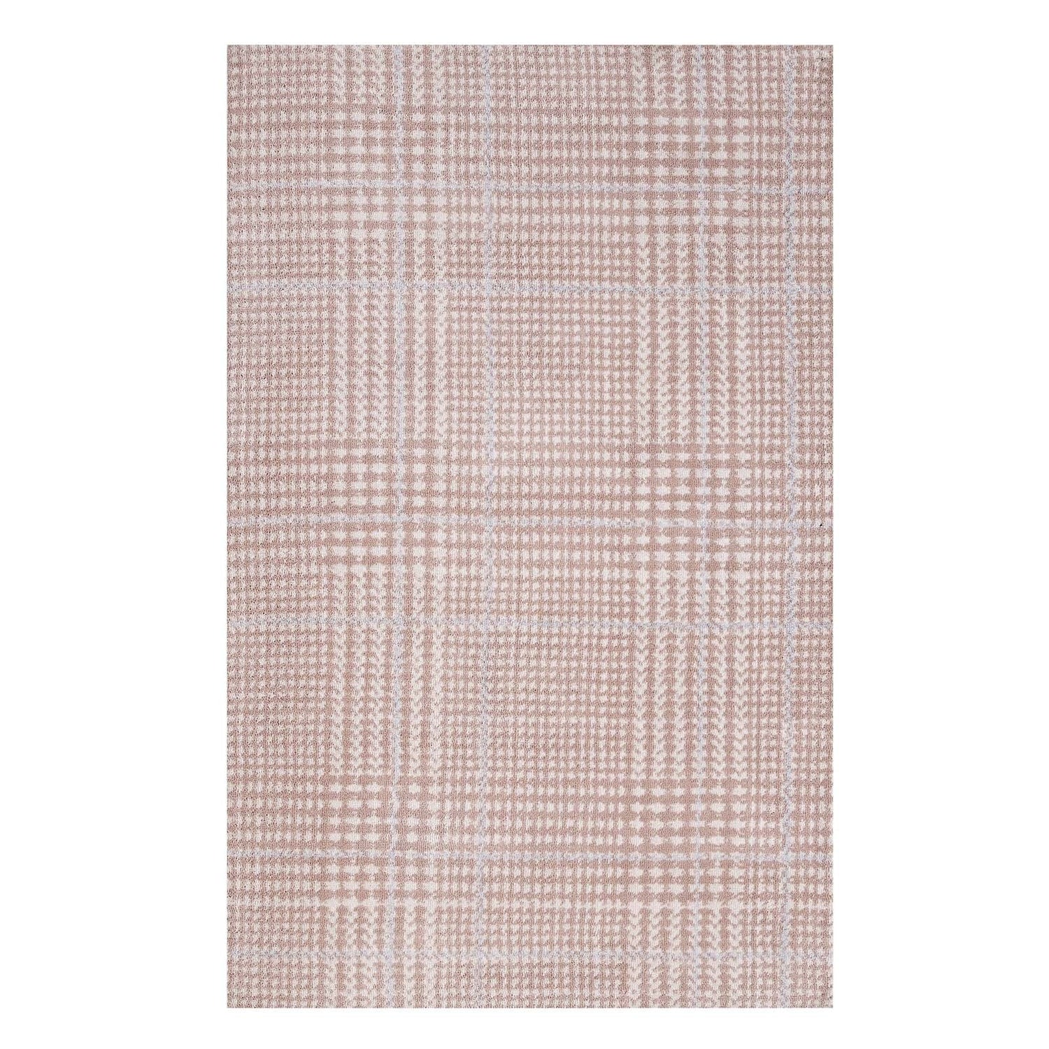 Kaja Abstract Plaid Area Rug by Modway