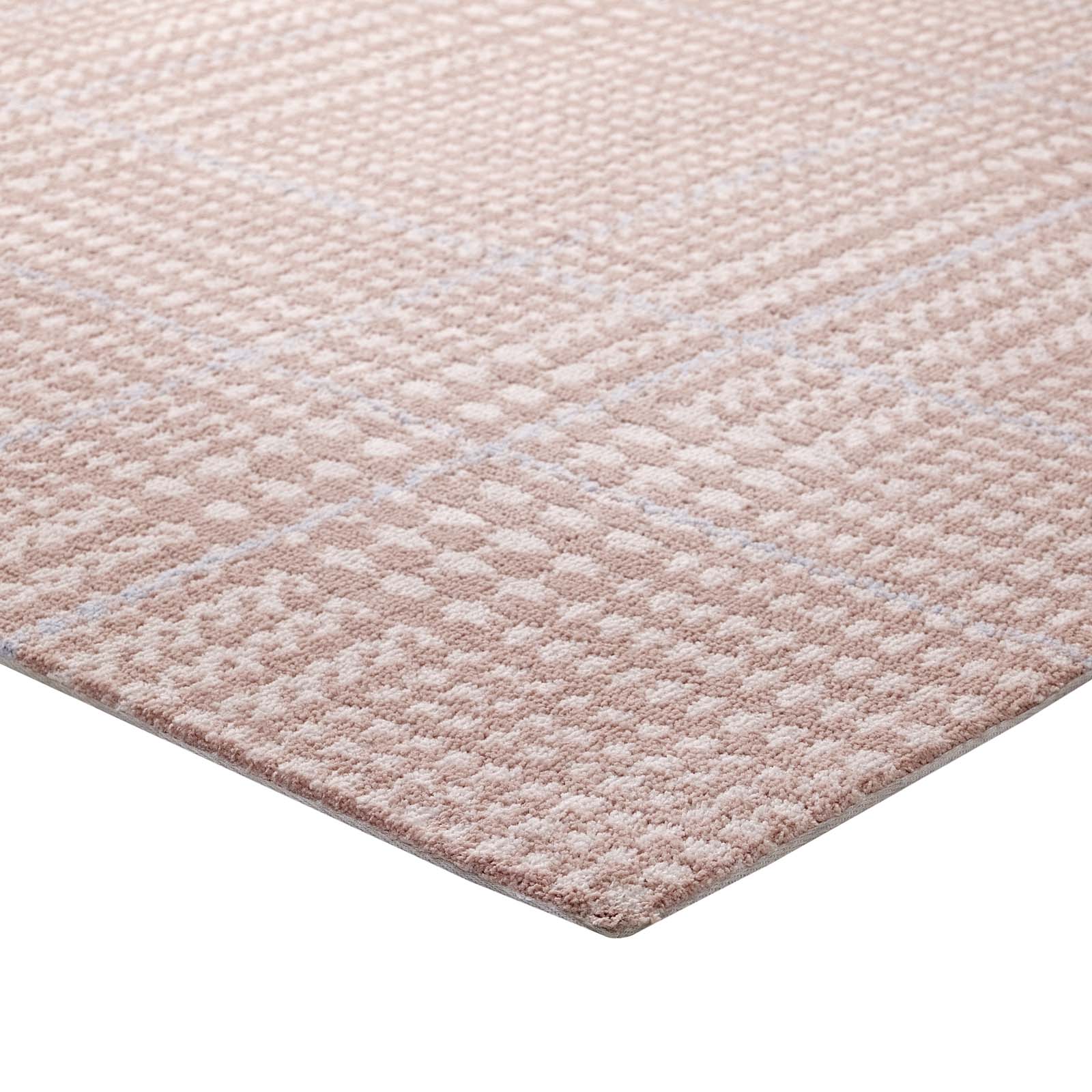 Kaja Abstract Plaid Area Rug by Modway