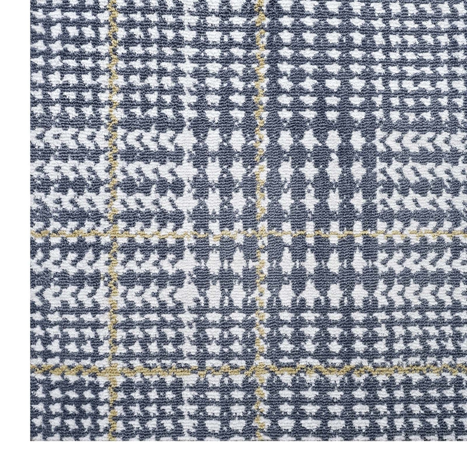 Kaja Abstract Plaid Area Rug by Modway