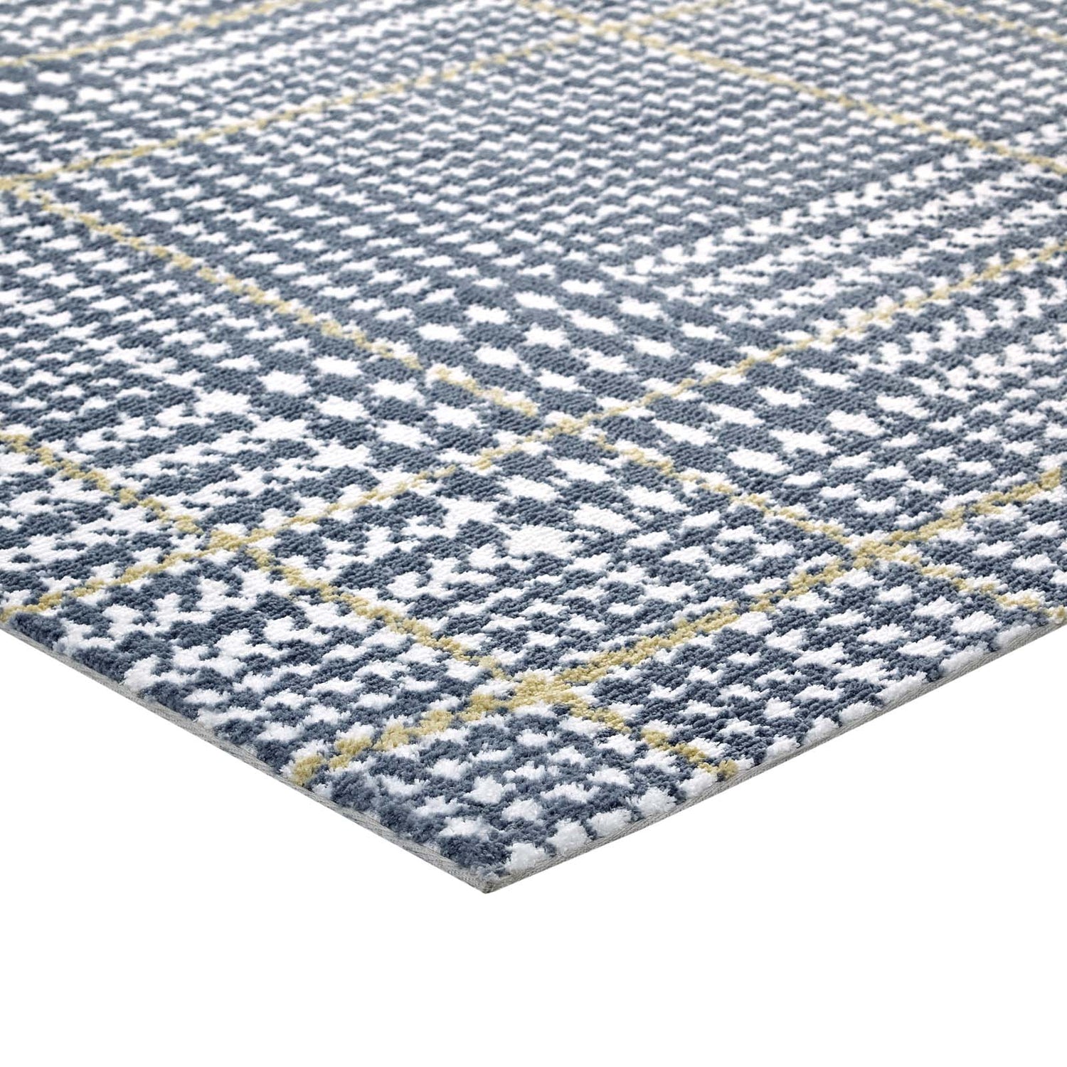 Kaja Abstract Plaid Area Rug by Modway