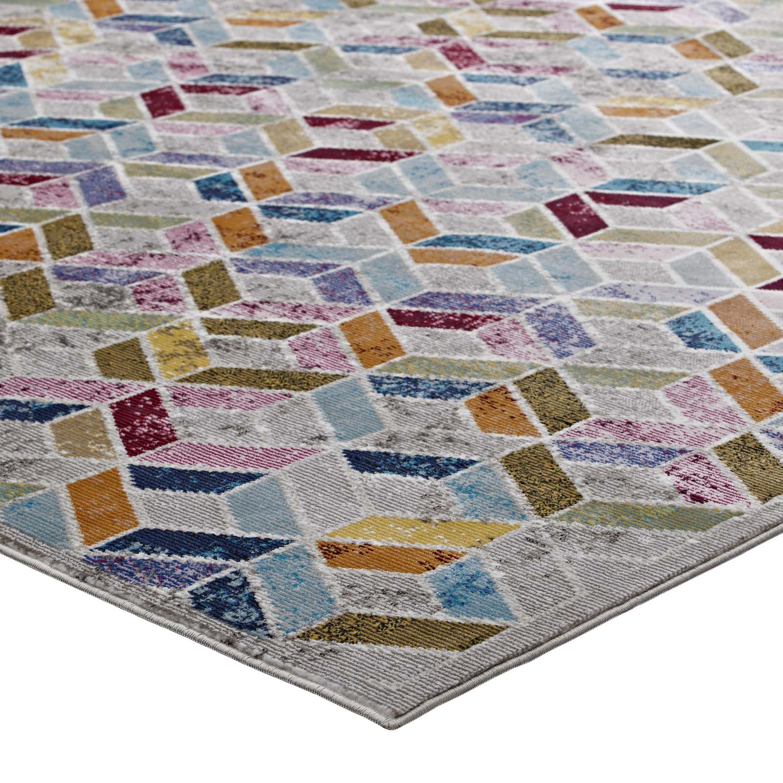 Laleh Geometric Mosaic Area Rug by Modway