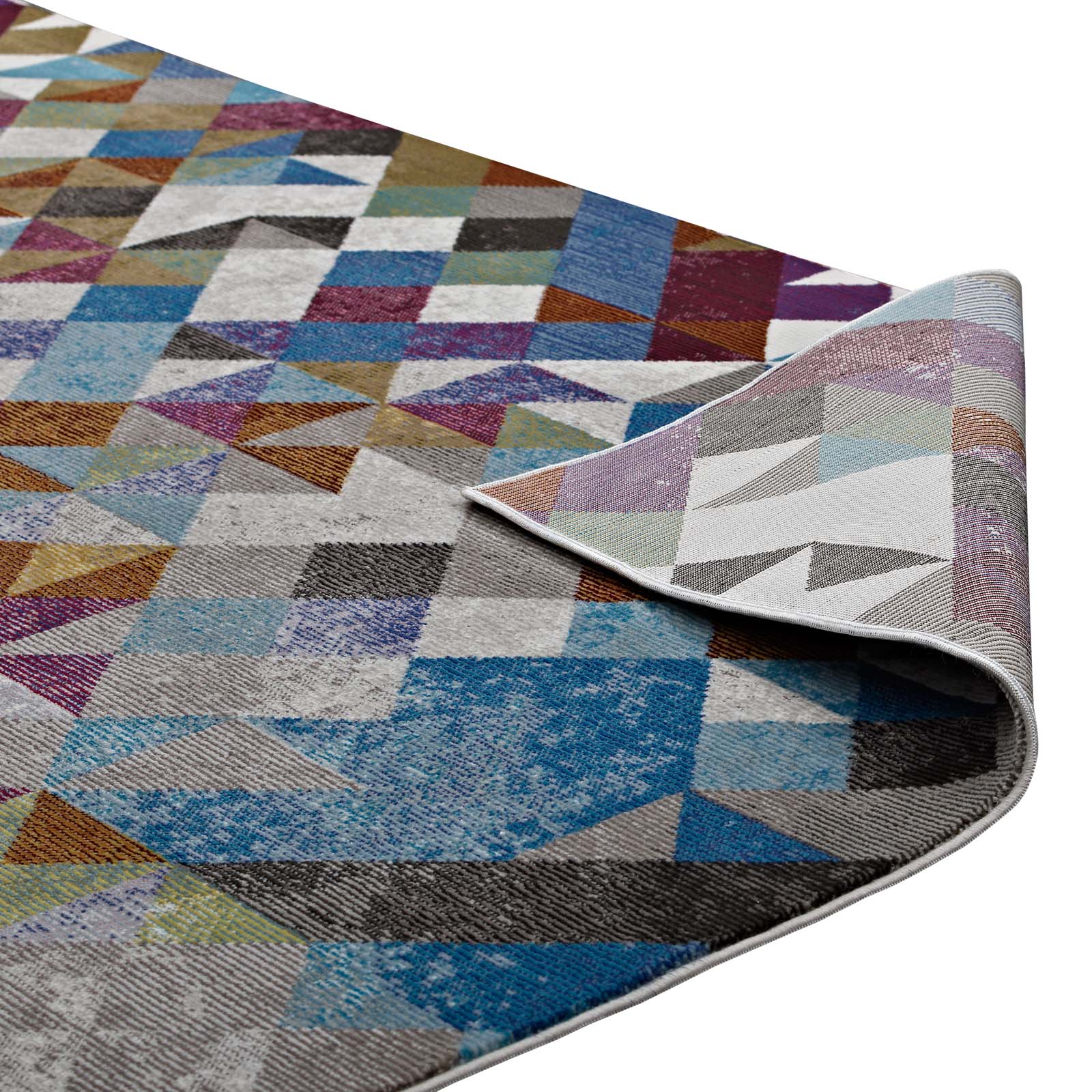 Lavendula Triangle Mosaic Area Rug by Modway