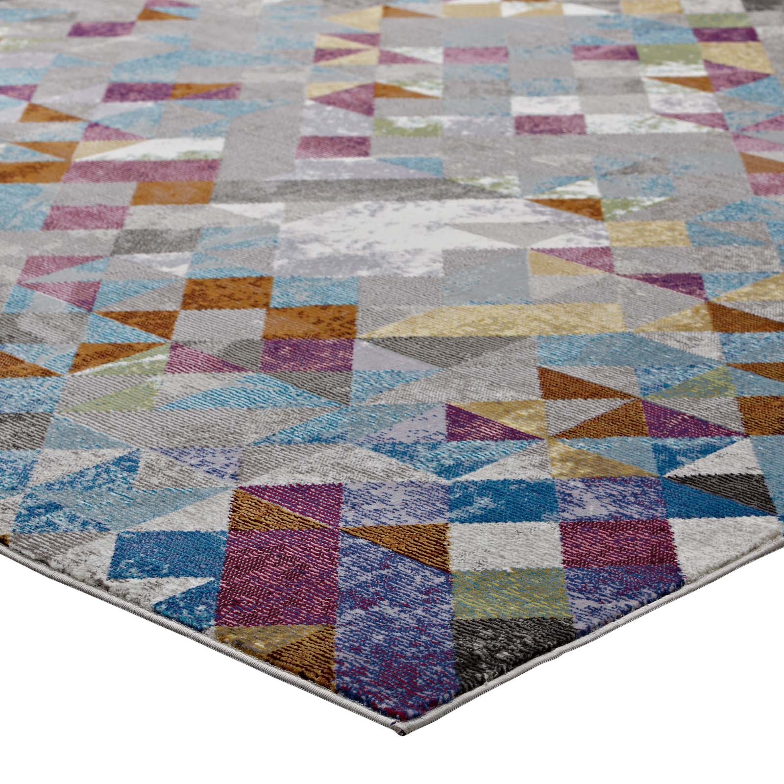 Lavendula Triangle Mosaic Area Rug by Modway