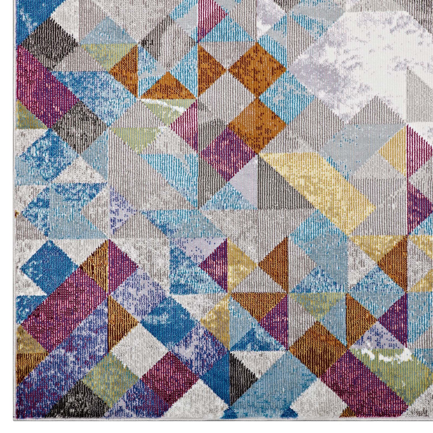 Lavendula Triangle Mosaic Area Rug by Modway