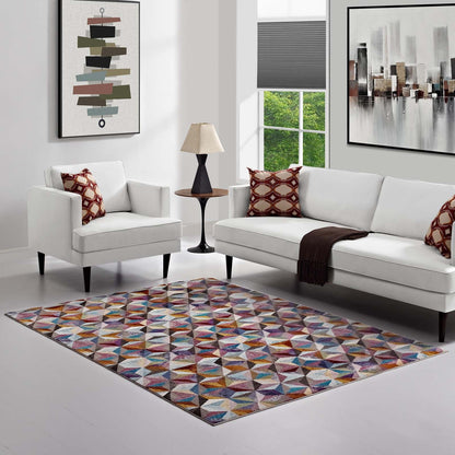 Arisa Geometric Hexagon Mosaic Area Rug by Modway